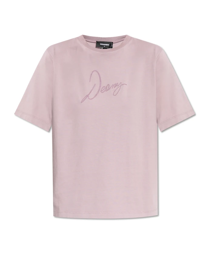 

Футболка с логотипом Dsquared2, фиолетовый