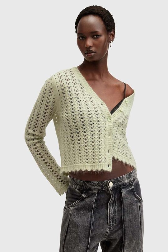 

VIVIAN шерстяной кардиган AllSaints, бежевый