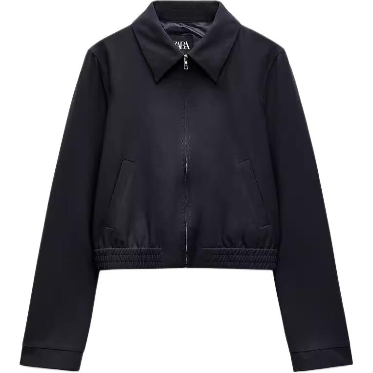 

Trf Куртка женская Морской Синий Zara