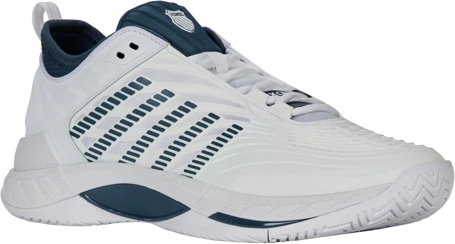 Мужские теннисные кроссовки K-Swiss Hypercourt Supreme 2, цвет White Stargazer, белый — фото 2