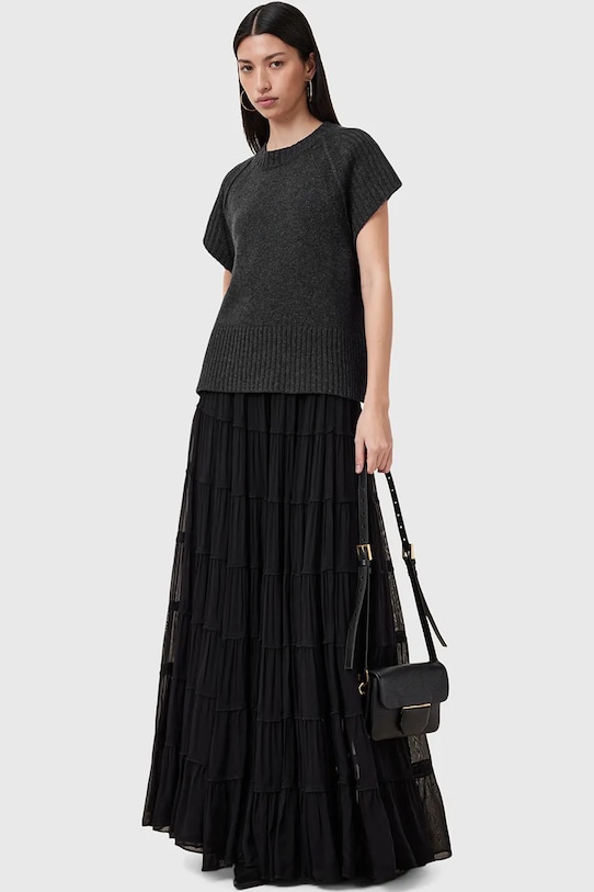 

Юбка EVA Allsaints, черный