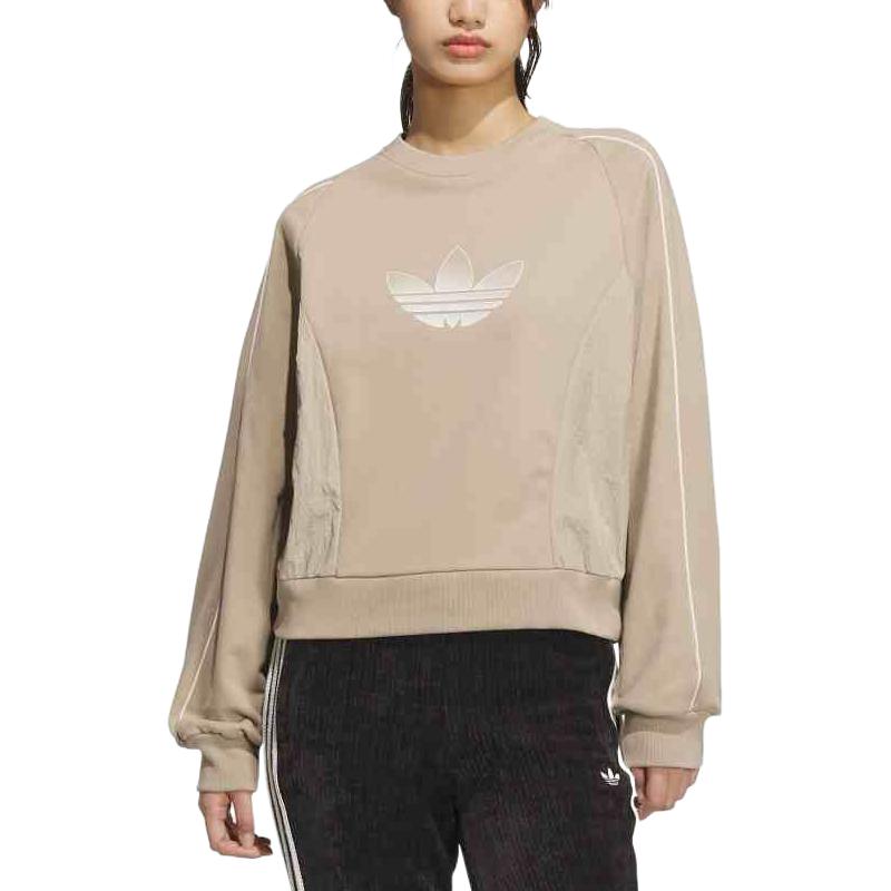 Adidas Originals Толстовка AW24 Women's Shadow Trace Khaki Brown — фото 3