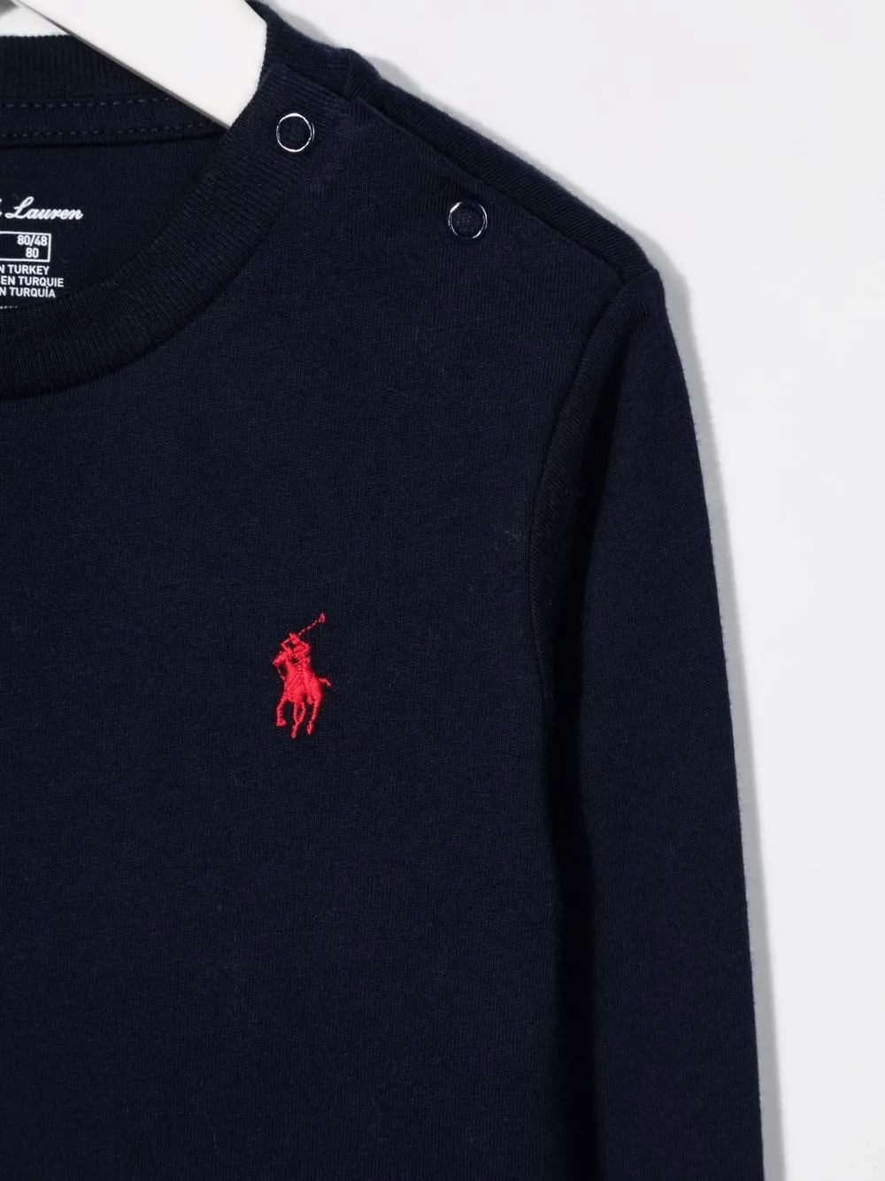 Джемпер с круглым вырезом POLO RALPH LAUREN KIDS, синий — фото 3