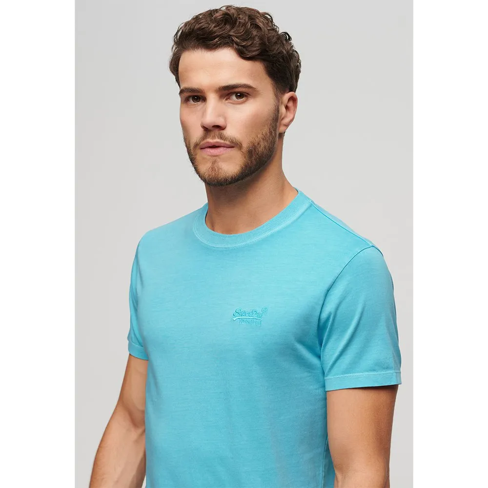 Футболка Superdry Essential Logo Emb Neon, синий — фото 2