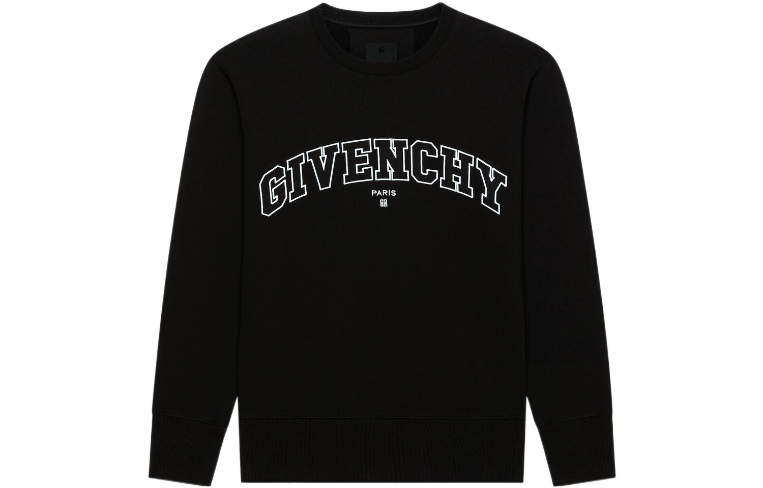 

Толстовка College Slim Fit с круглым вырезом Givenchy, черный