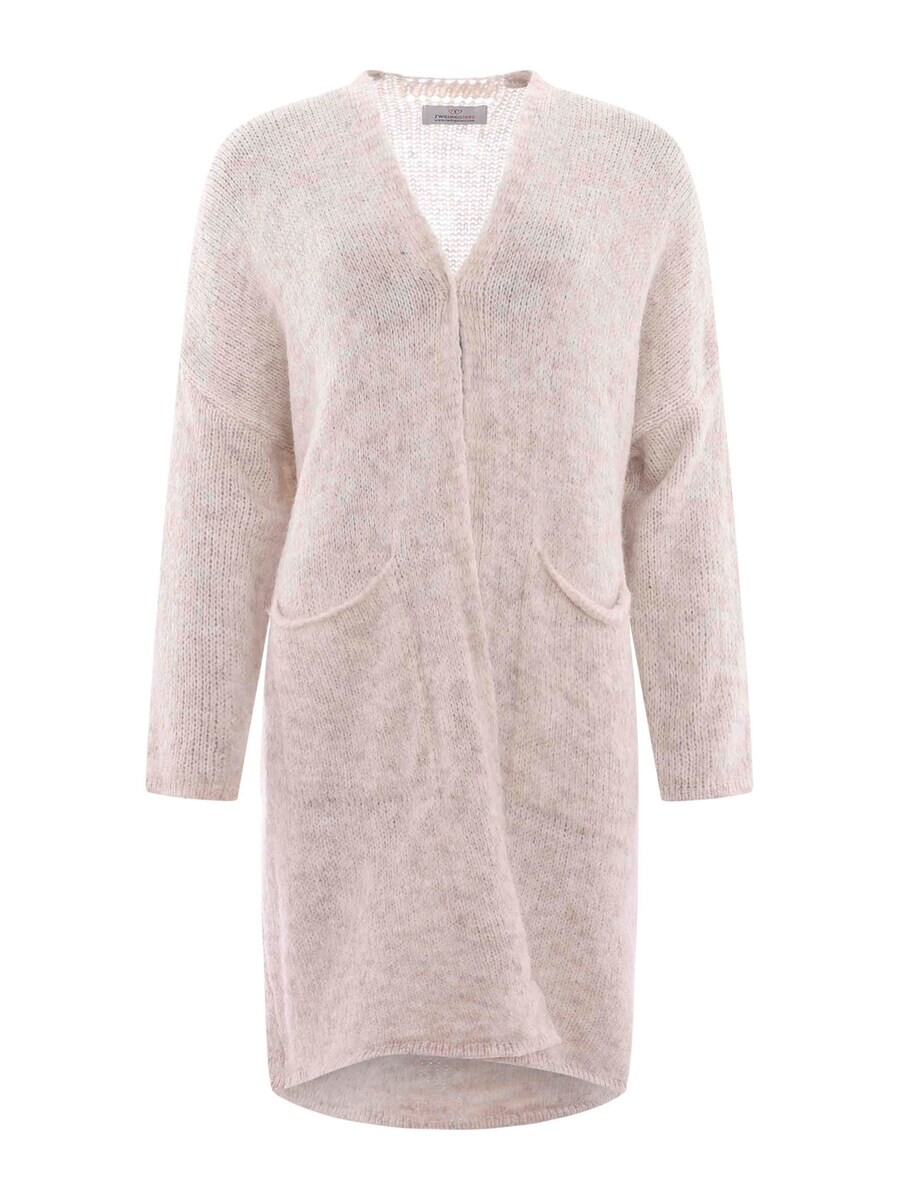 

Вязаный кардиган Zwillingsherz Knit Cardigan Love and Peace, цвет pink/rose