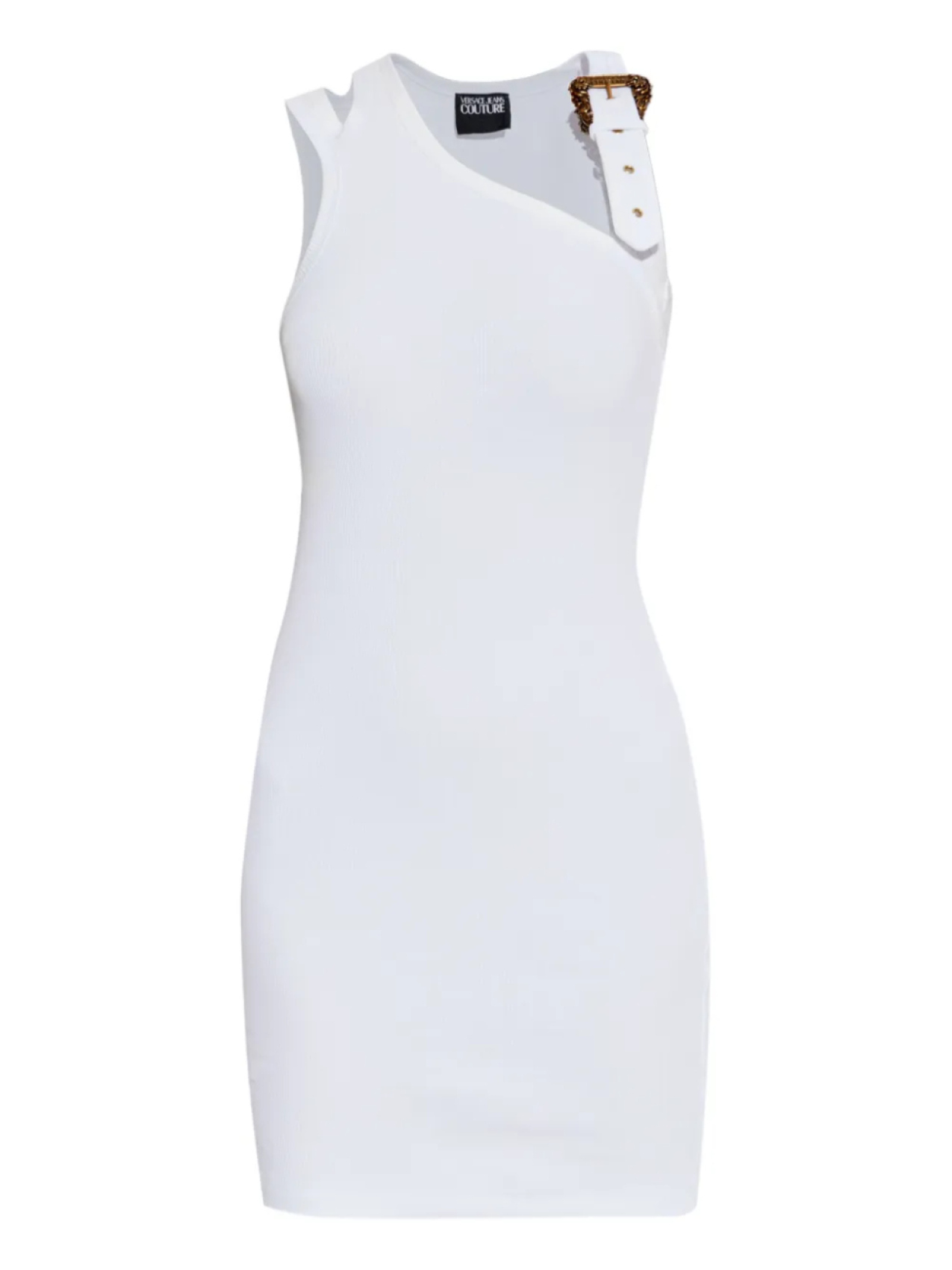 

Платье из хлопка Versace Jeans Couture, белый