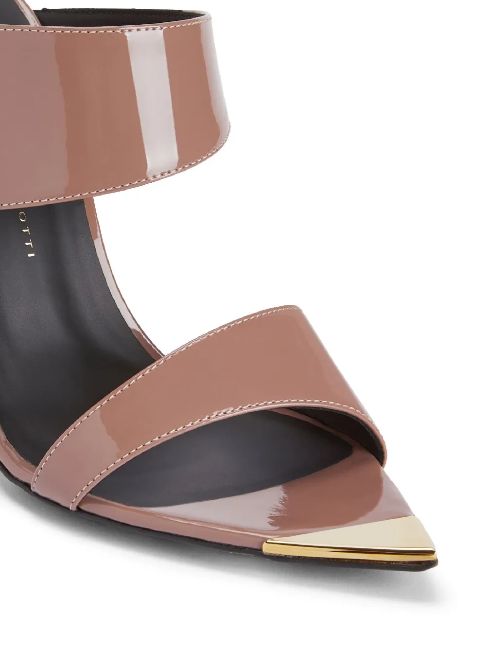 Лакированные мюли Intriigo Allure 90 Giuseppe Zanotti, нейтральный — фото 4