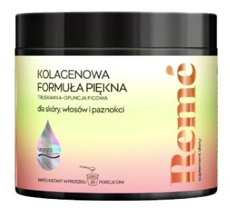 

Reme, Коллагеновый порошок - клубника и опунция, 150 г USP Zdrowie