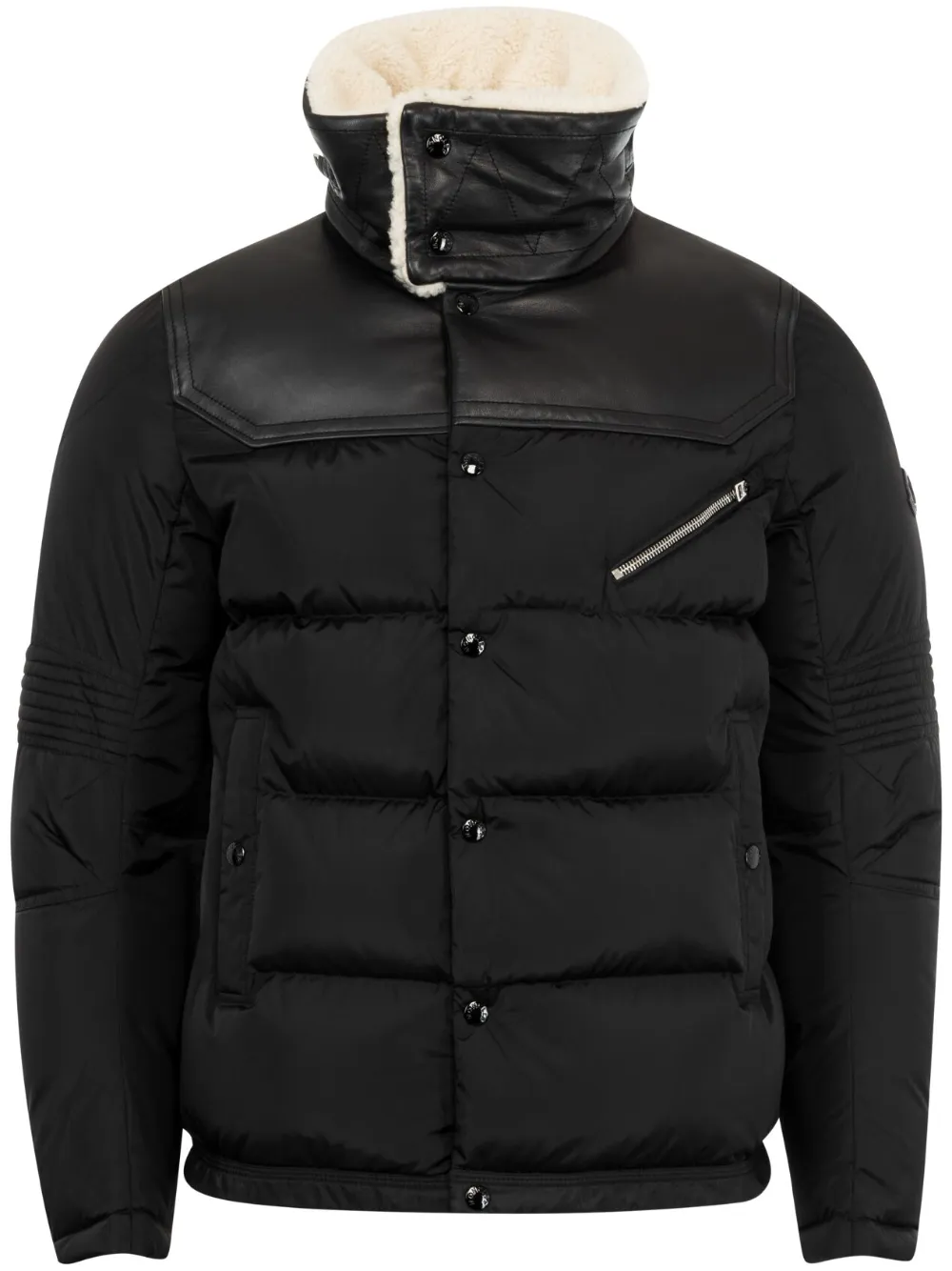 

Пуховик Leo MONCLER, черный