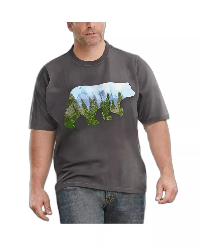 

Мужская футболка Nature Graphic от KingSize Boulder Creek, золото