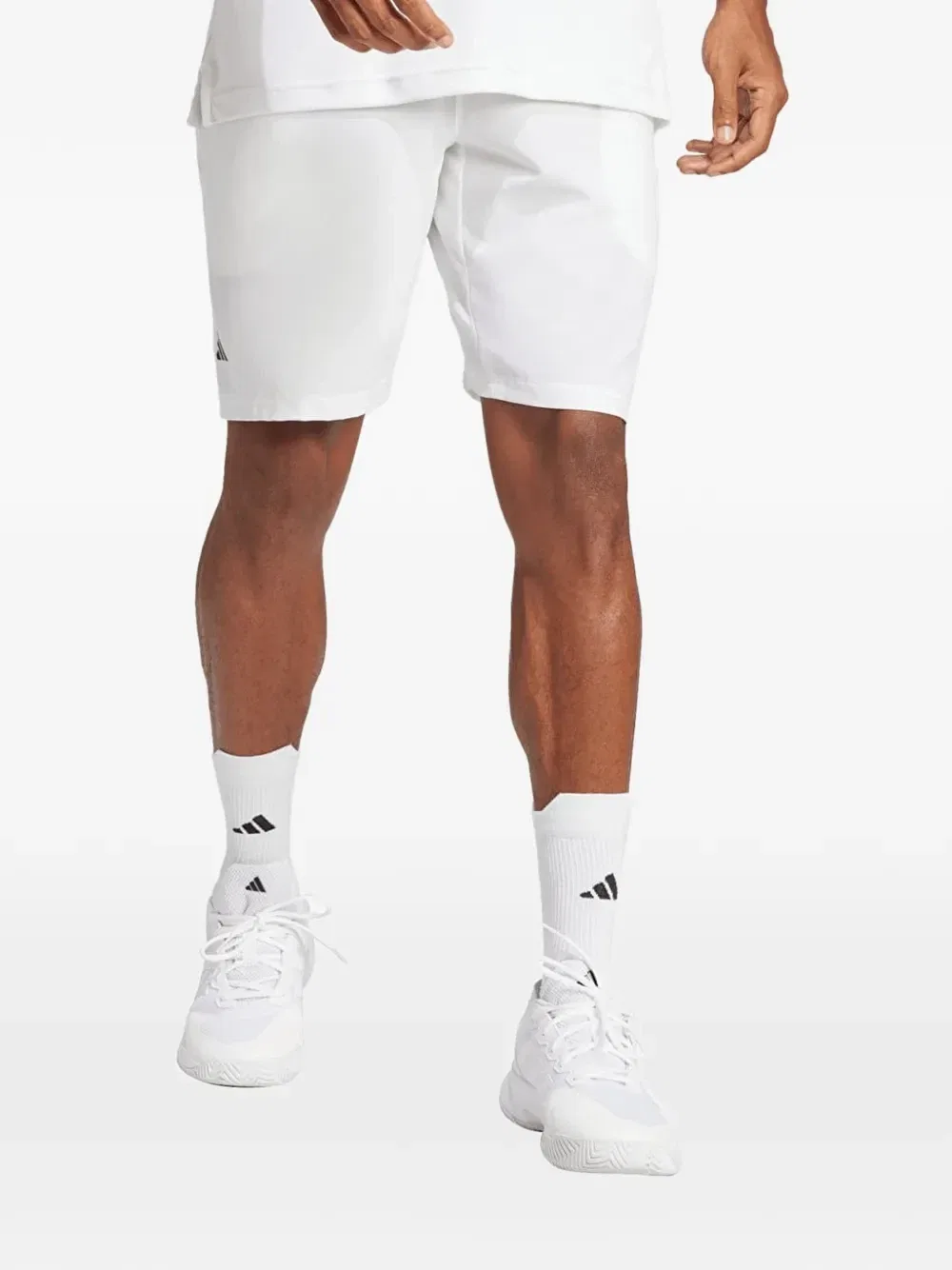 Шорты Climacool из эластичной ткани Adidas, белый — фото 3