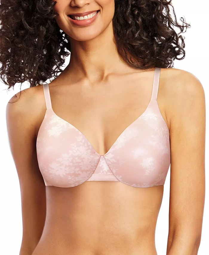 

Однотонный утягивающий бюстгальтер с косточками One Smooth U Concealing and Shaping 3W11 Bali, белый