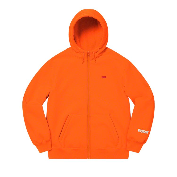 

Толстовка Supreme x WINDSTOPPER Zip Up Hooded Sweatshirt 'Orange', оранжевый