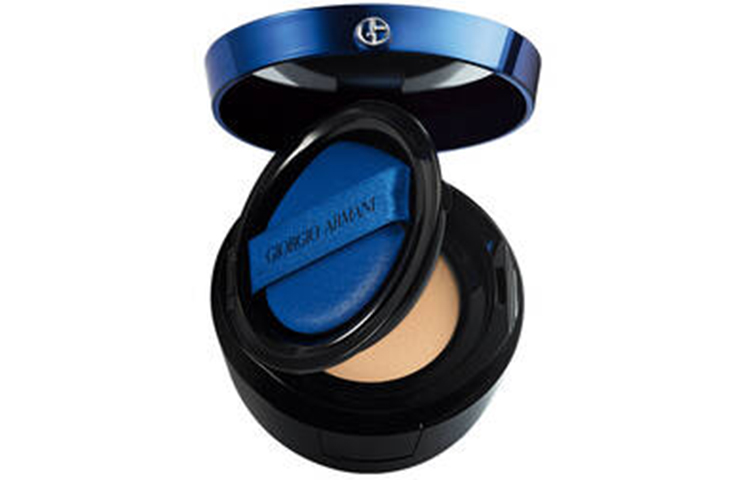 GIORGIO ARMANI AMANI MASTER Blue Air Cushion Serums тональная основа Air Cushions для сияющей кожи безупречное покрытие с защитой от солнца натуральный оттенок 14г — фото 3