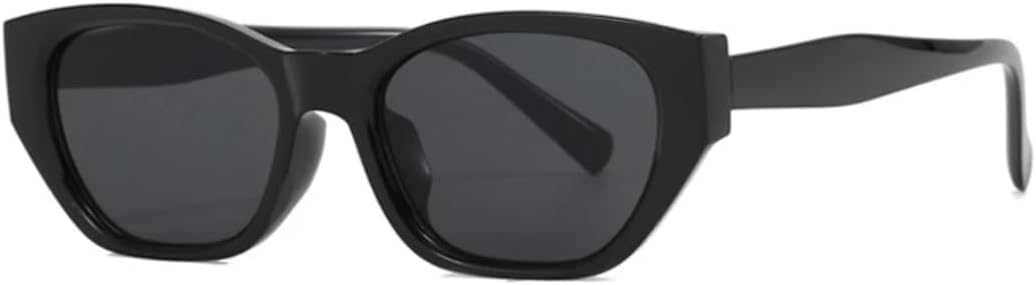 

Солнцезащитные очки с защитой от УФ-излучения UV400 | Цветные линзы "кошачий глаз" | Для женщин и мужчин, для занятий спортом на открытом воздухе и вождения DSVIGF, Black Gray