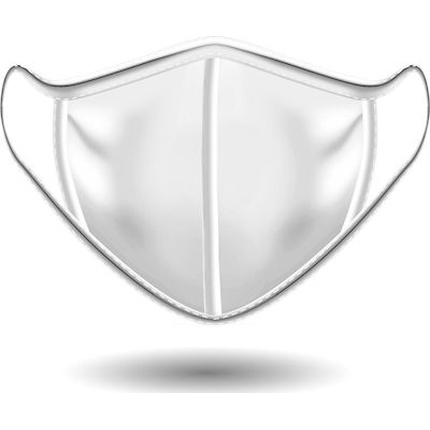 

Тканевая маска для многократного использования, белая, 1 шт Power Health