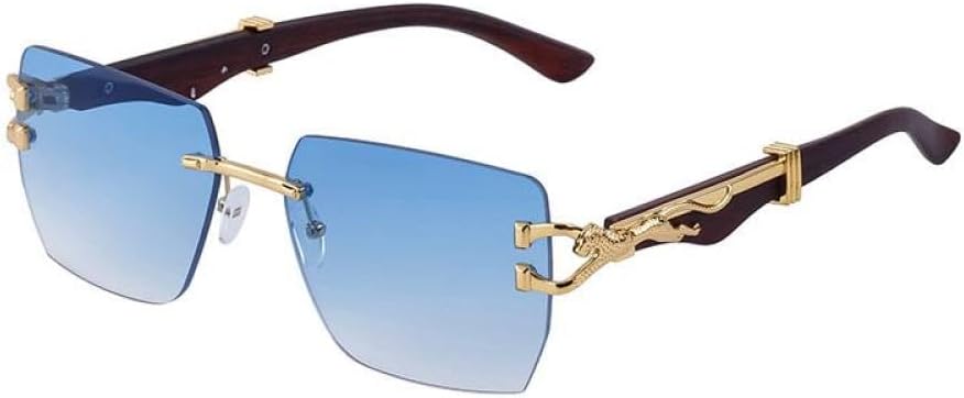 

Женские солнцезащитные очки, модные солнцезащитные очки без оправы для мужчин, винтажные квадратные солнцезащитные очки из дерева, роскошные солнцезащитные очки для женщин MTZJH, C4