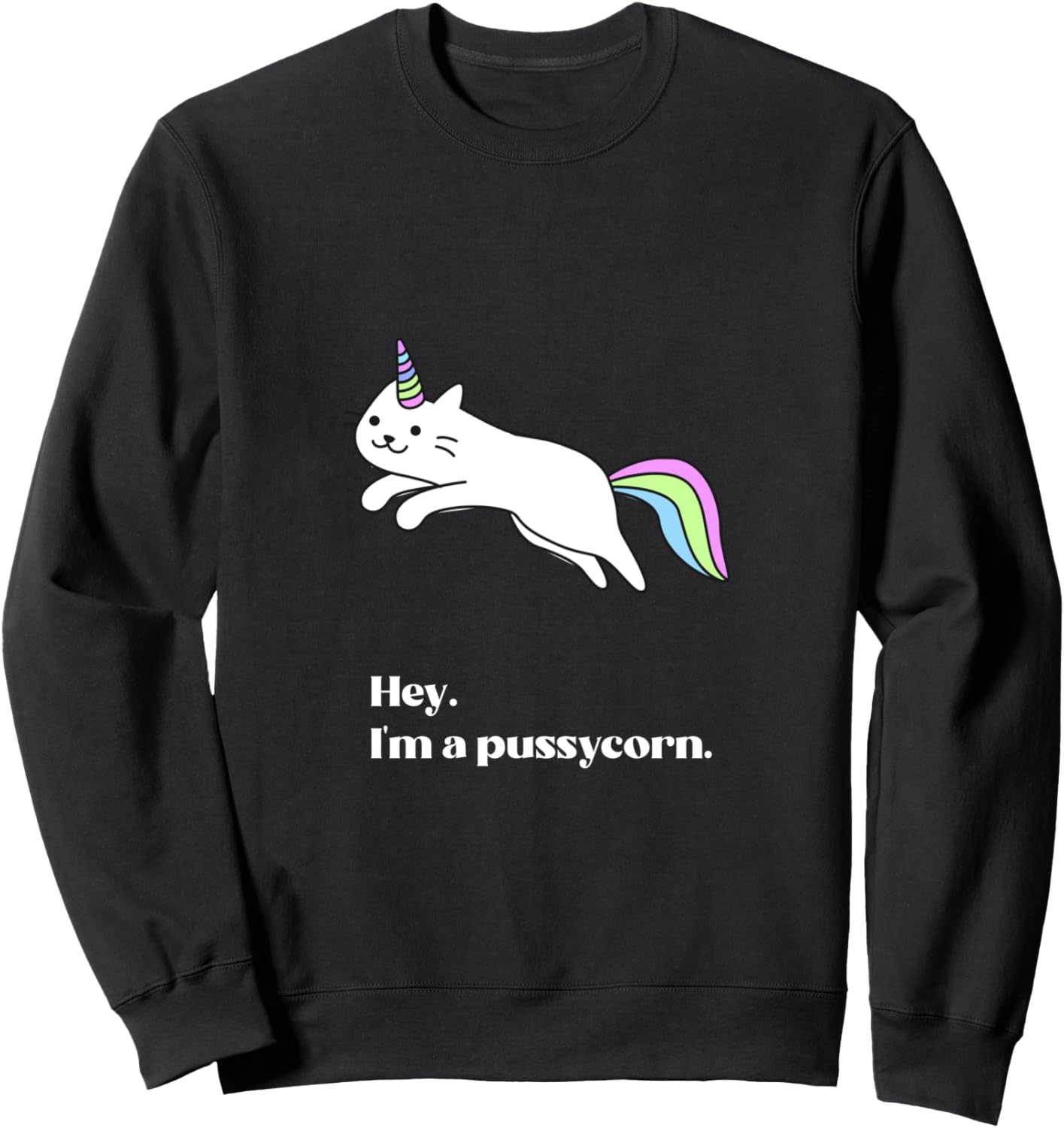 

Привет, я толстовка с изображением кукурузного початка (pussycorn Sweatshirt) L'Imprimerie, черный
