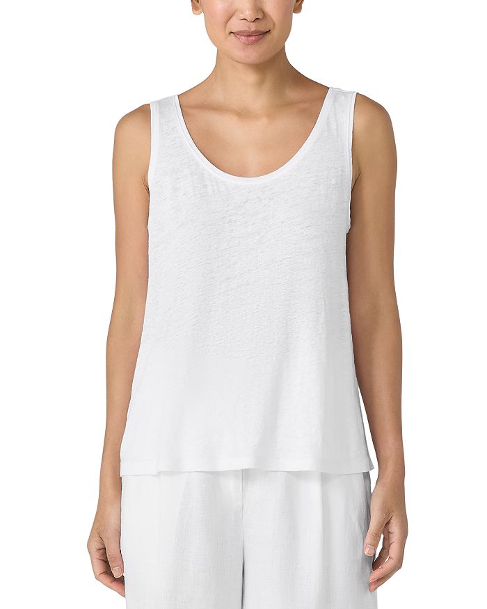 

Майка с круглым вырезом Eileen Fisher, белый