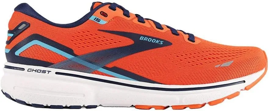 Мужские беговые кроссовки Brooks Ghost 15 нейтрального цвета, Black/Ebony/Nightlife