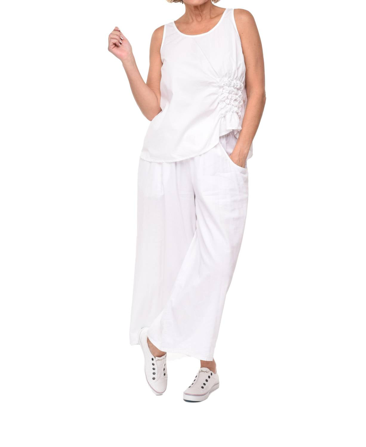 

Топ-пуловер «Офелия» белого цвета Tulip Clothing