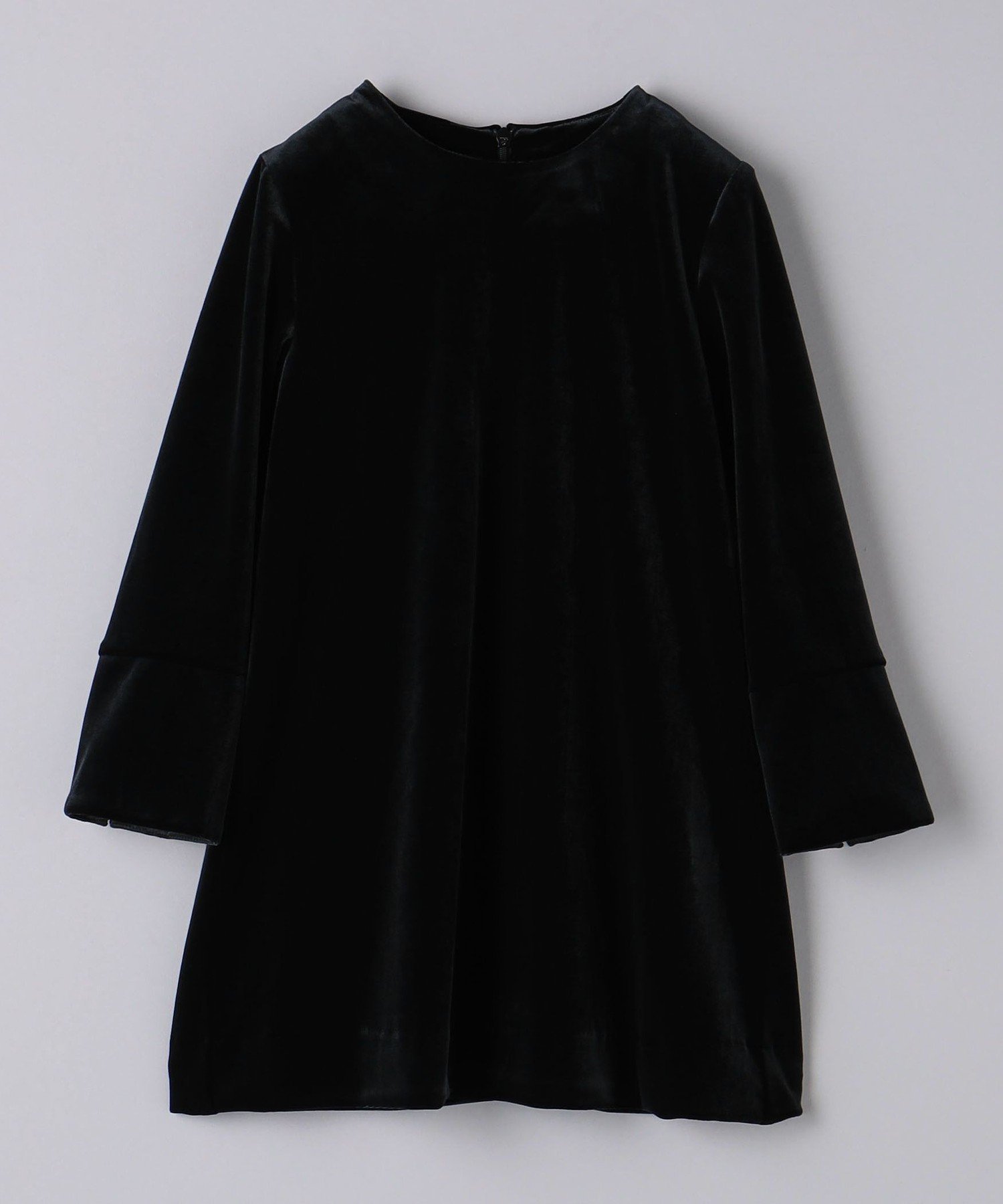 Велюровое мини-платье/детское 110 см United Arrows, Black