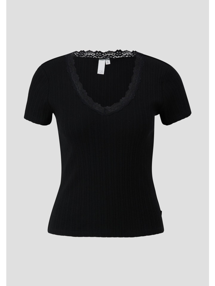 

QS Футболка черного цвета (9999), Черный, QS Футболка черного цвета (9999)