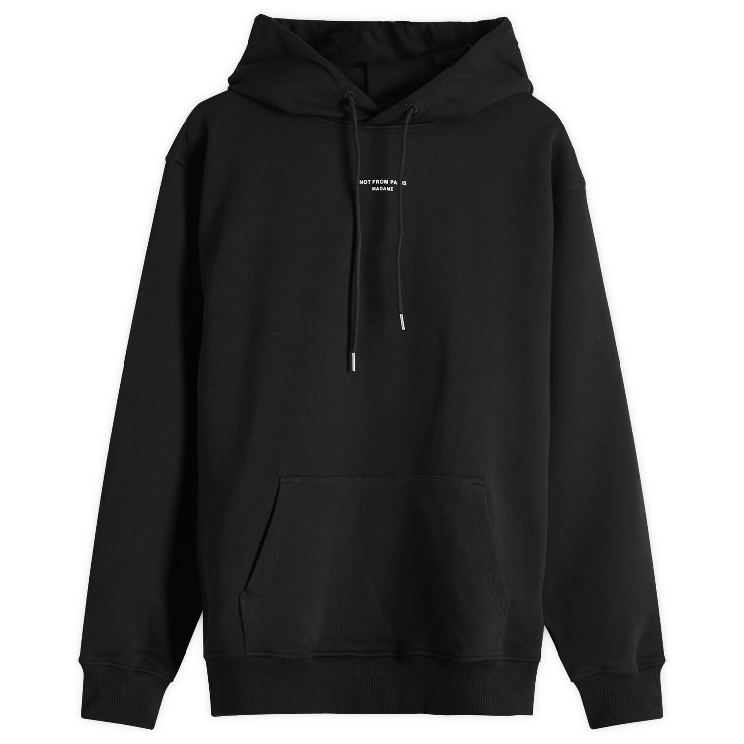 

Худи Drôle De Monsieur Centre Slogan Logo Hoodie, черный