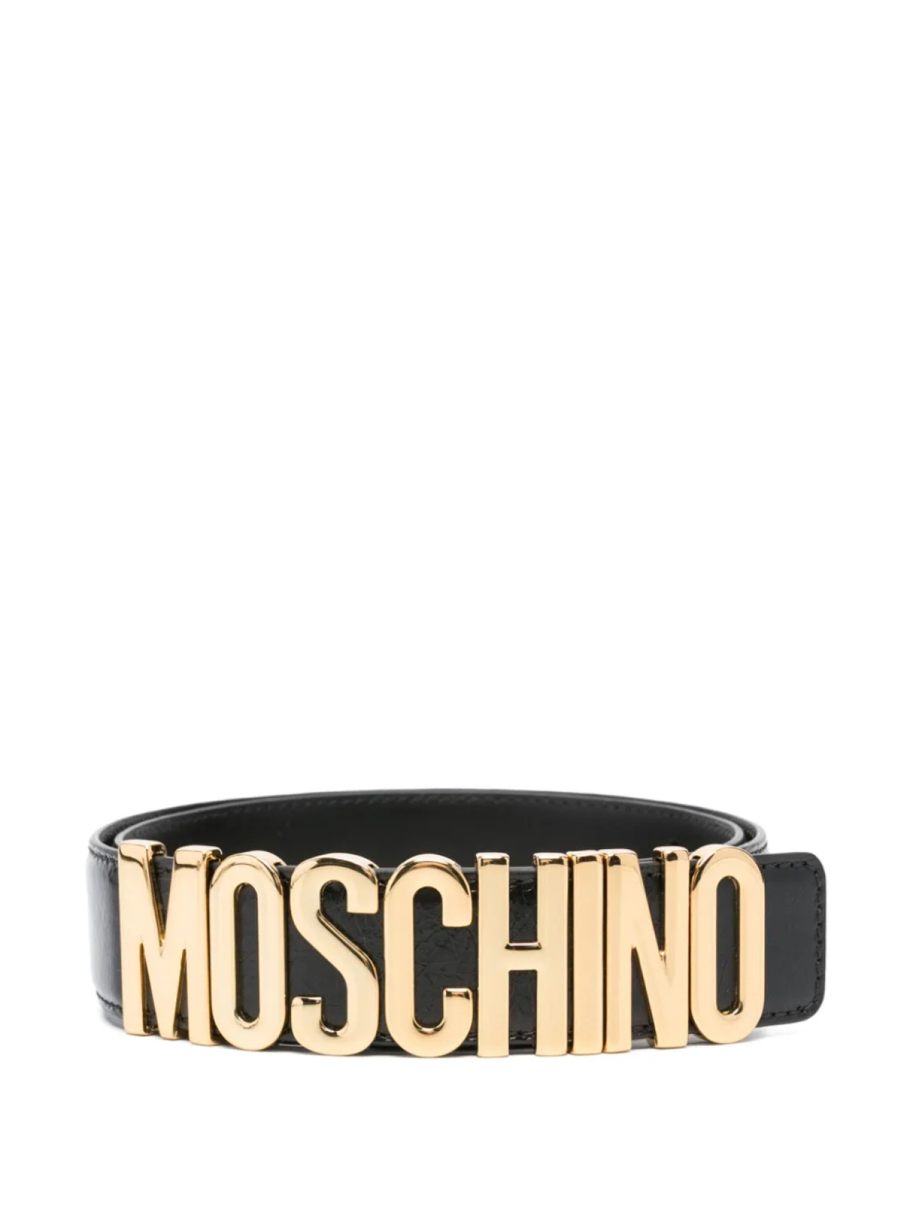 

Ремень с логотипом Moschino, черный