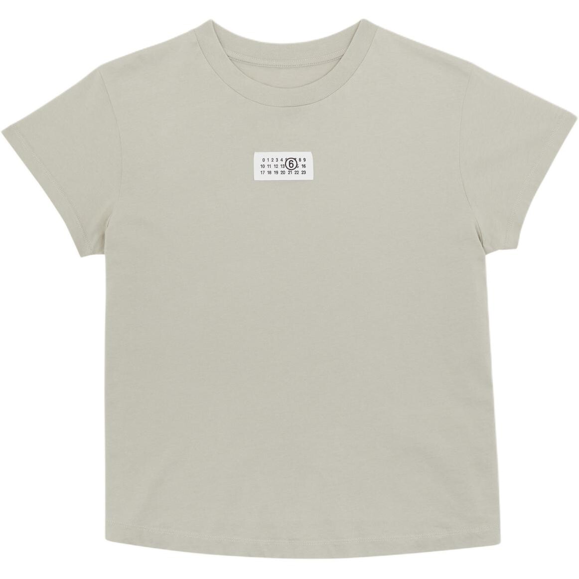 

Футболка женская Mm6 Maison Margiela, серо-зеленый