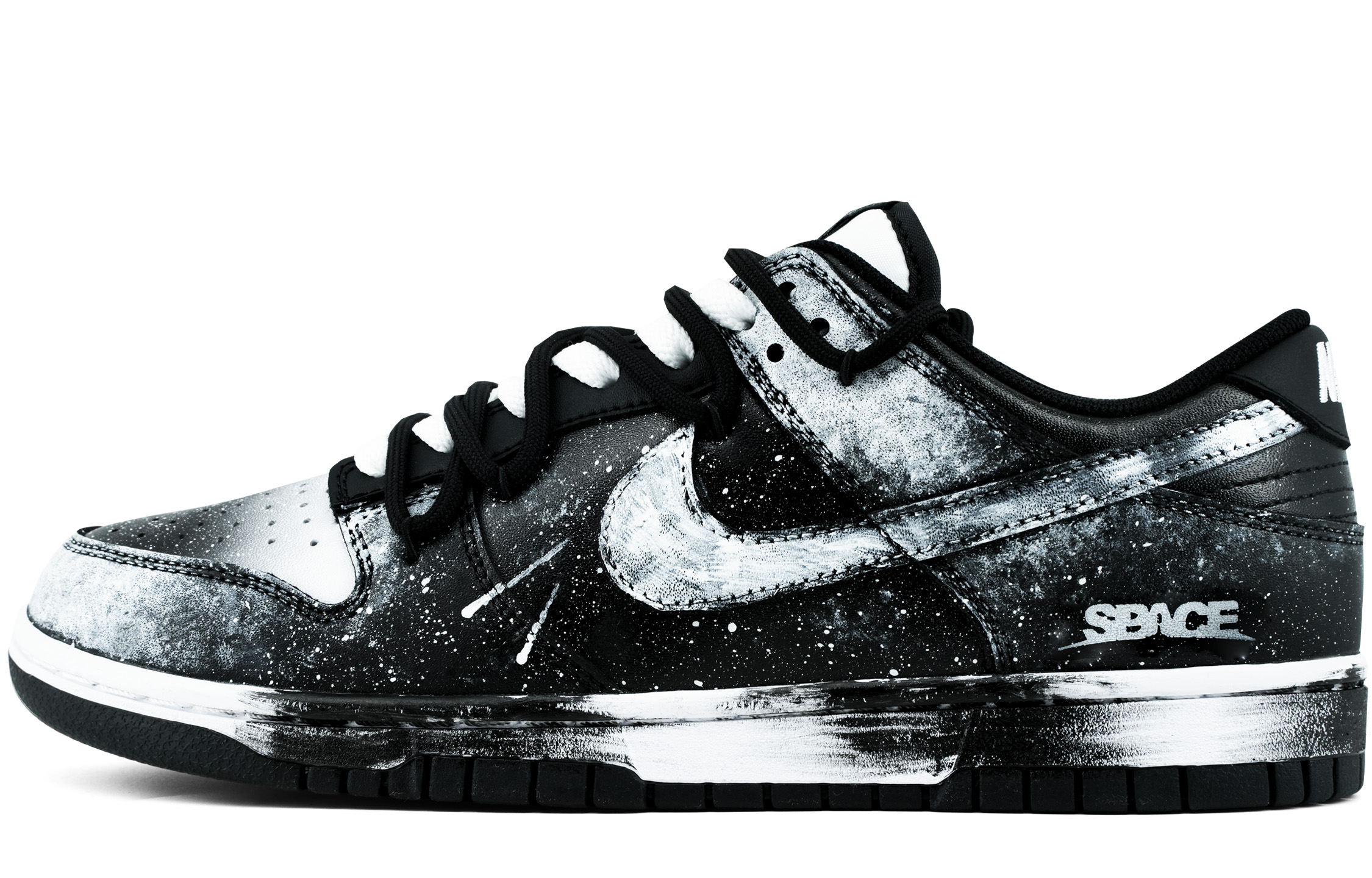 

Nike Кроссовки для скейтбординга Dunk, износостойкие, низкие, мужские, черно-белые