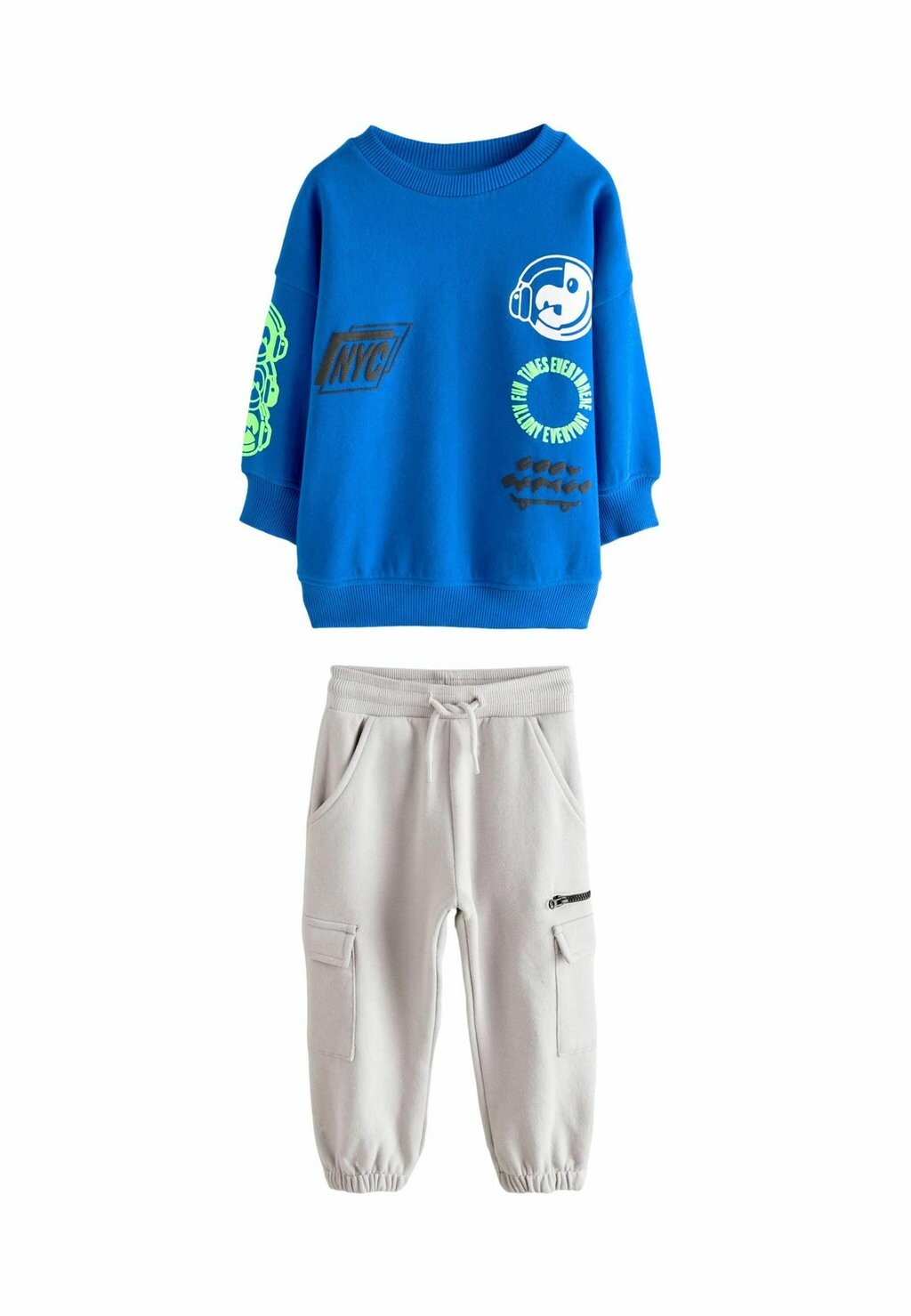 

Комплект одежды PLACEMENT UTILITY JOGGERS SET. REGULAR FIT Next, синий