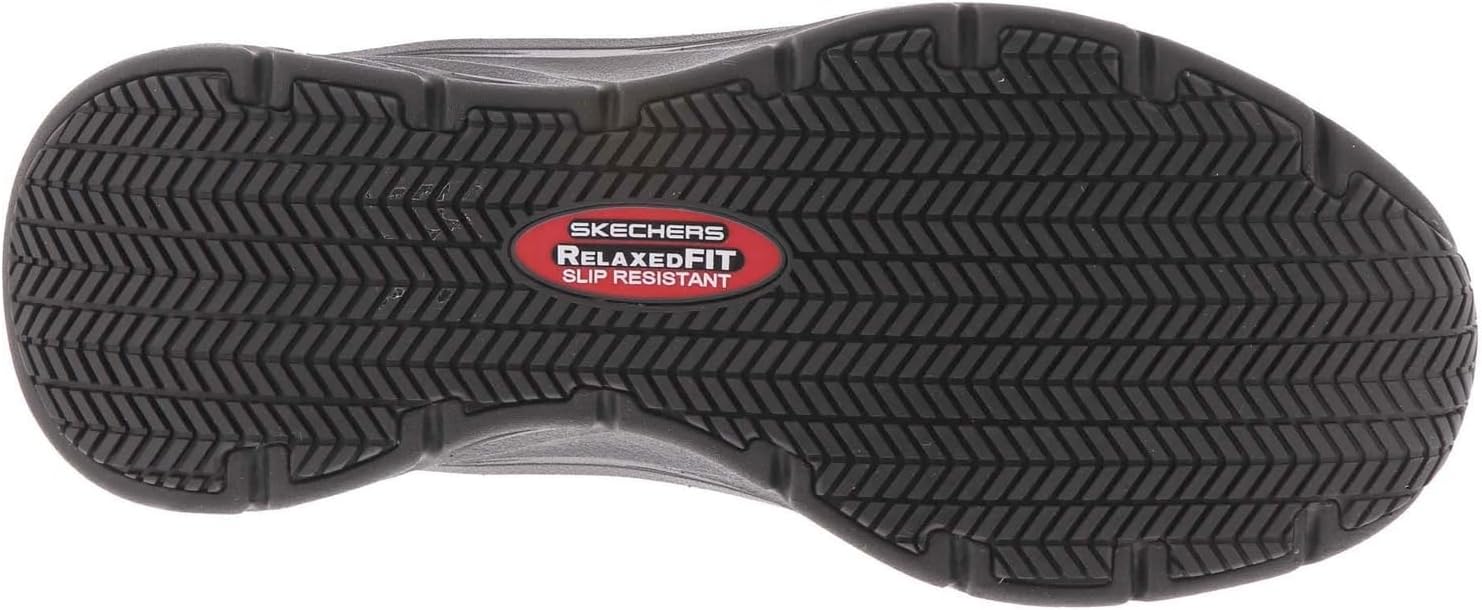 Мужские рабочие туфли Skechers Luxir, черный — фото 4