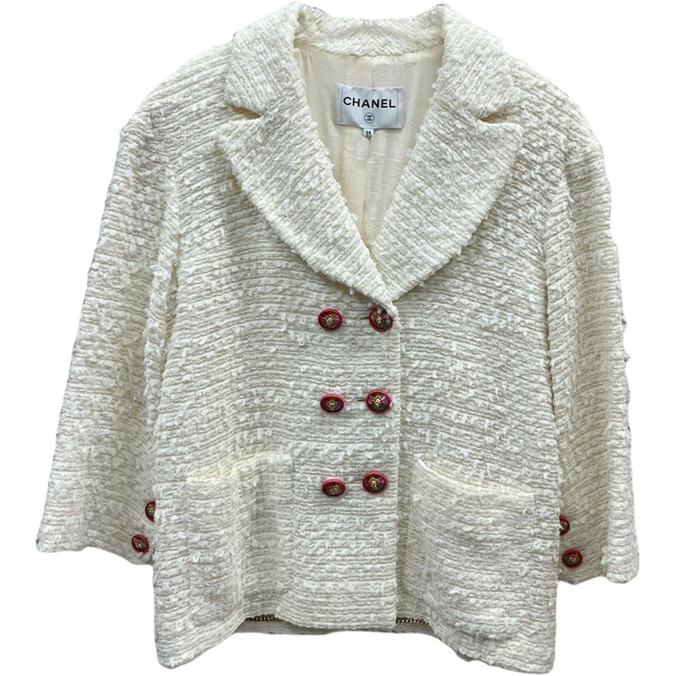 

CHANEL Куртка женская белая, White