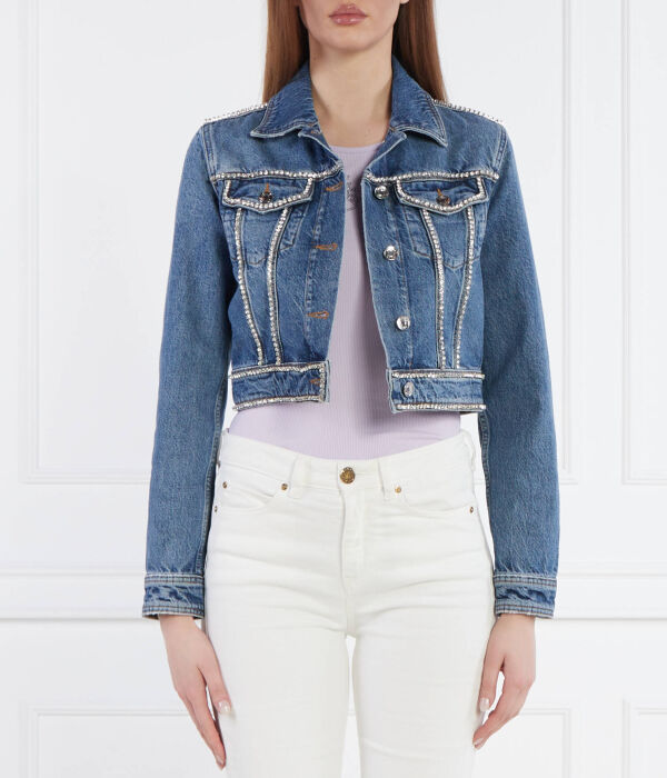 

Джинсовая куртка Cropped fit Liu Jo, синий