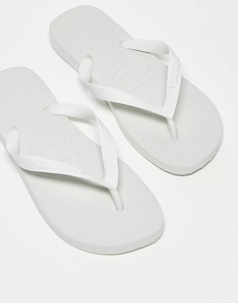 

Белые босоножки с ремешками Havaianas Classic Top