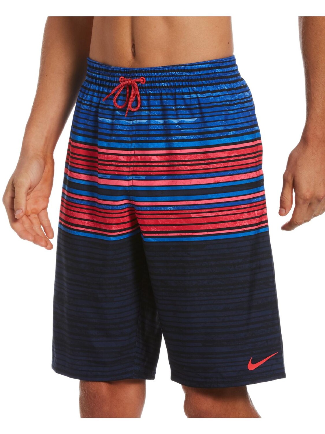 

Мужские полосатые шорты для плавания Nike, цвет Midnight Navy