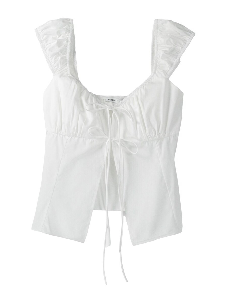 

Блуза Bershka Blouse, белый