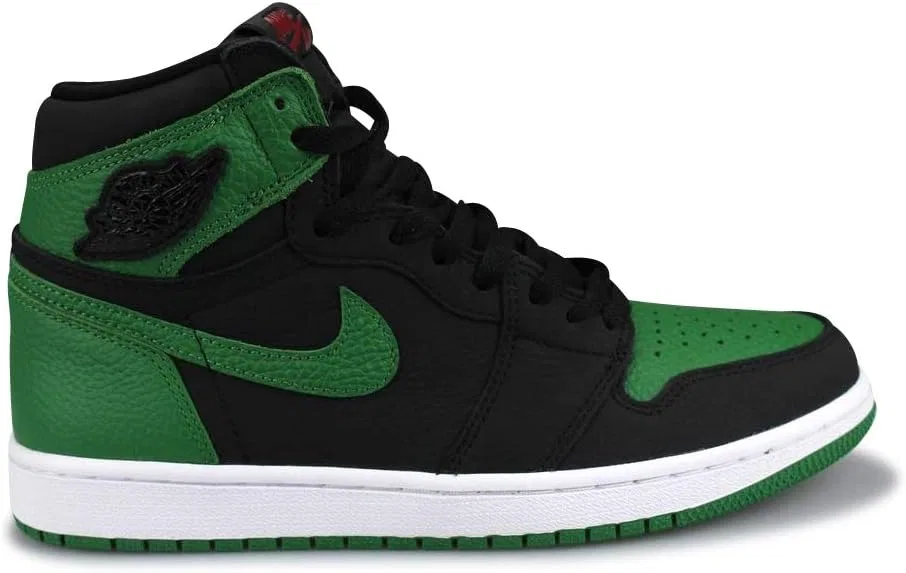 Кроссовки мужские Nike Air Jordan 1 Retro High OG, Black/White-pine Green/Gym Red