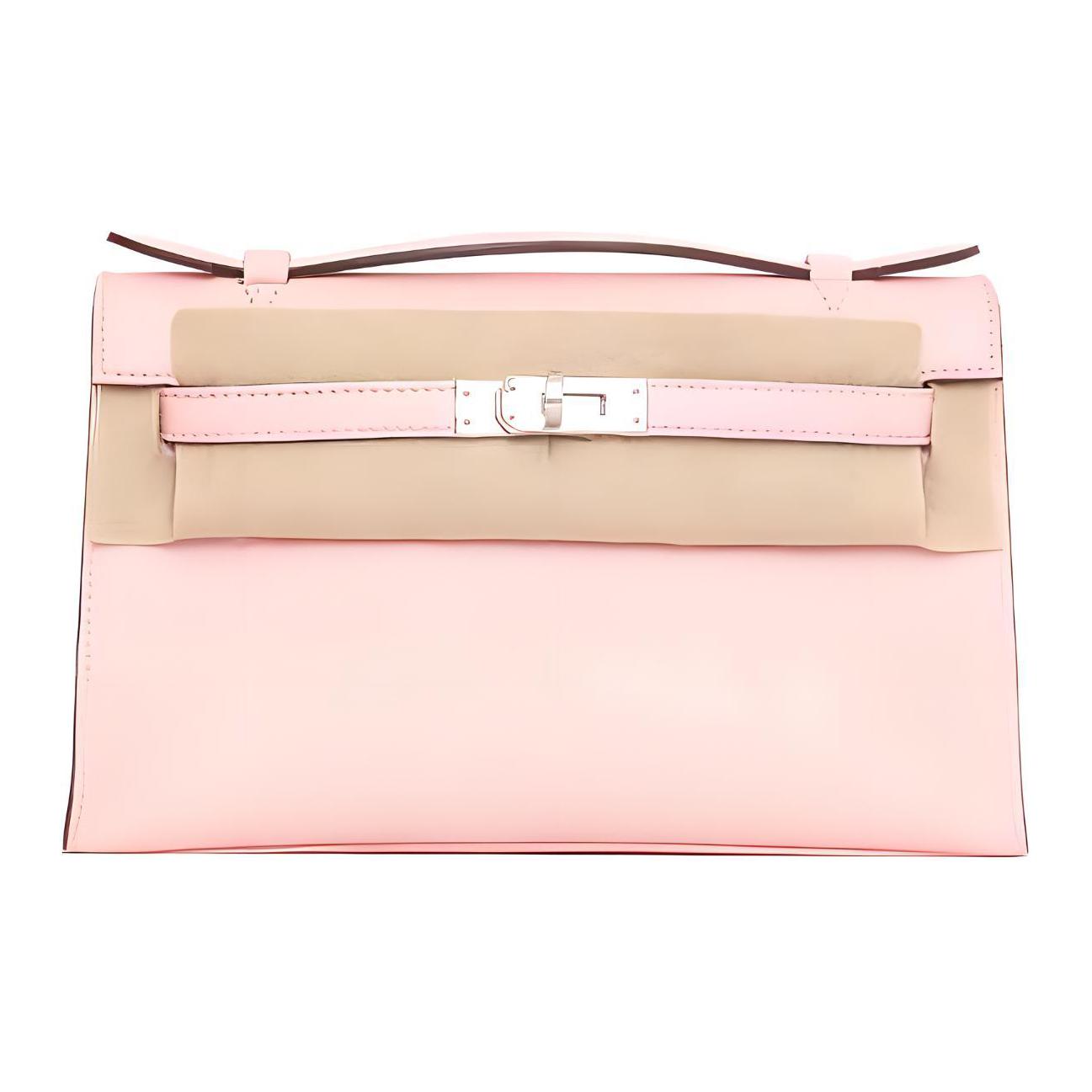 

Мини Келли Поколение 1 Свифт Кожа Сумка Келли Женская 3Q Розовая Сакура Цвет Вишни Розовый HERMES