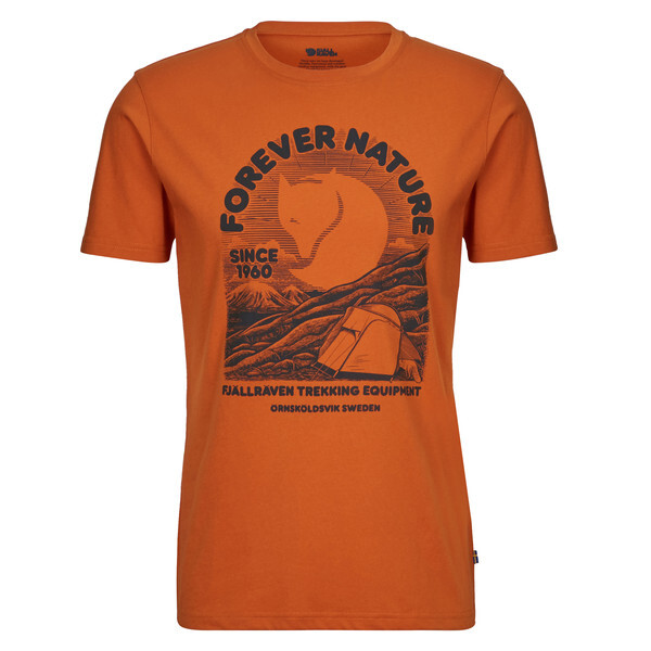 

Футболка Fjällräven, цвет Sunset Orange