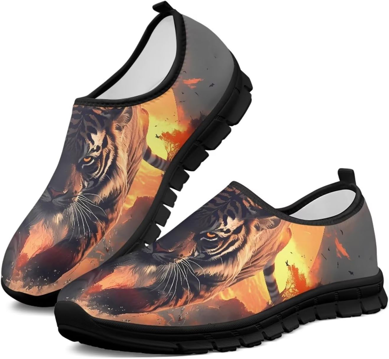 

Кроссовки Ocxbuir Fashion для мужчин, эластичные, без шнурков, теннисные, повседневные, спортивные лоферы для кемпинга и вечеринок, размеры 5-14, черная подошва