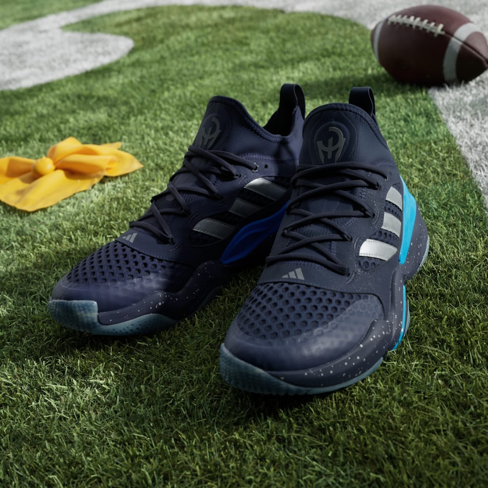 Кроссовки Adidas Mahomes 2 Impact FLX Hometown Love Turf Training Shoes, цвет Team Navy Blue 2/Bright Royal/Team Navy Blue 2 — фото 3