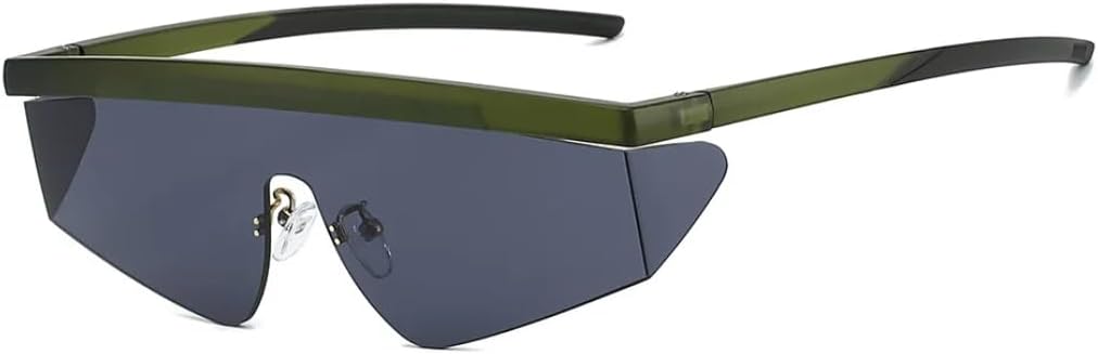 

Модные солнцезащитные очки в полуободковой оправе, большие, для мужчин и женщин, популярные, яркие, для активного отдыха, с защитой от УФ-излучения UV400 HHZZYVY, 217-c3