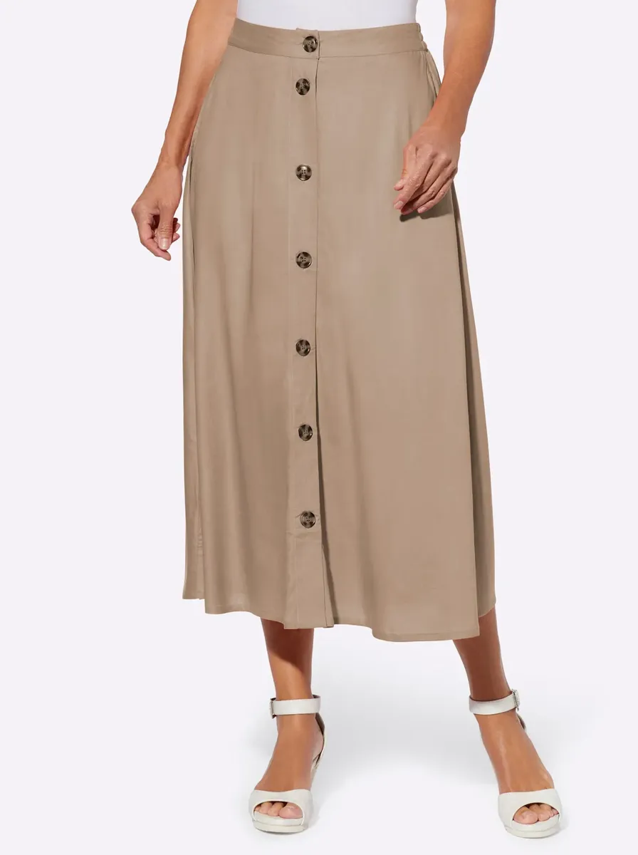 

Юбка А-силуэта Classic Basics, цвет Sesam