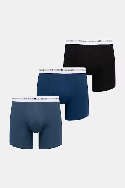 Боксеры мужские 3 шт Tommy Hilfiger, синий