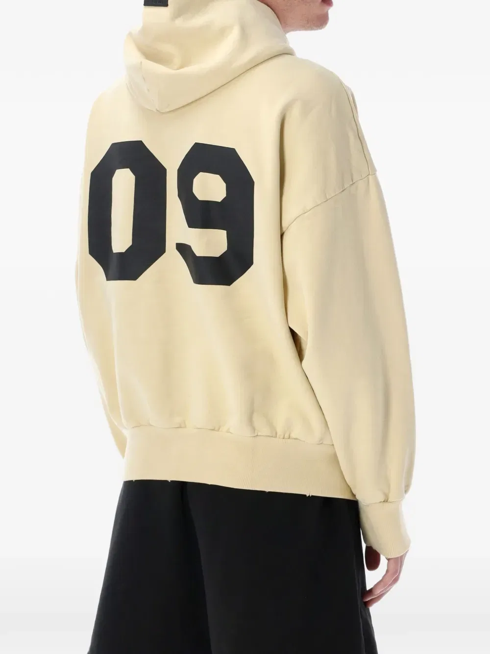 09 классическая толстовка с логотипом Fear Of God, нейтральный — фото 2