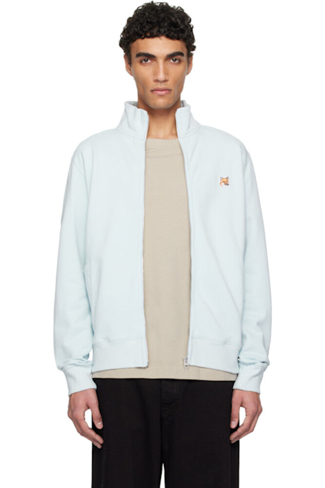 

Толстовка с нашивкой на голову Blue Fox Fullzip Regular Maison Kitsuné