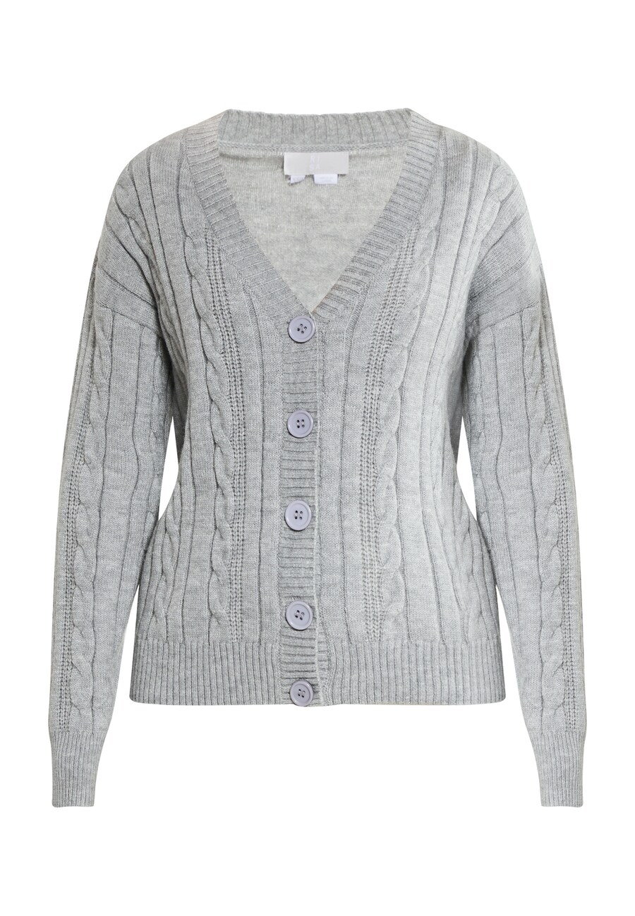 

Кардиган RISA Knit Cardigan Teylon, цвет mottled grey